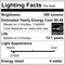 Satco 4w G16.5 Globe Filament LED 2700K Medium Base Dimmable - 40w equiv